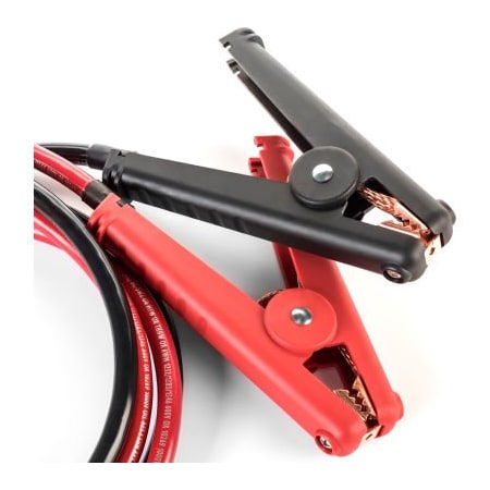 Inverters R Us Spartan Power Heavy Duty Jumper Cables, 4 AWG, 10 ft, Black & Red JUMPER10FT4AWG